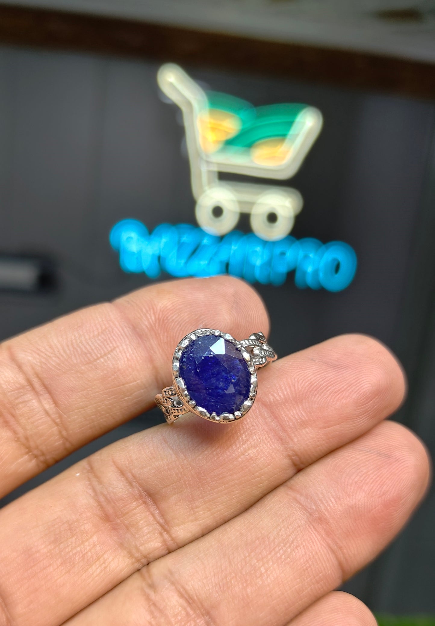 Premium Quality Neelam Ring