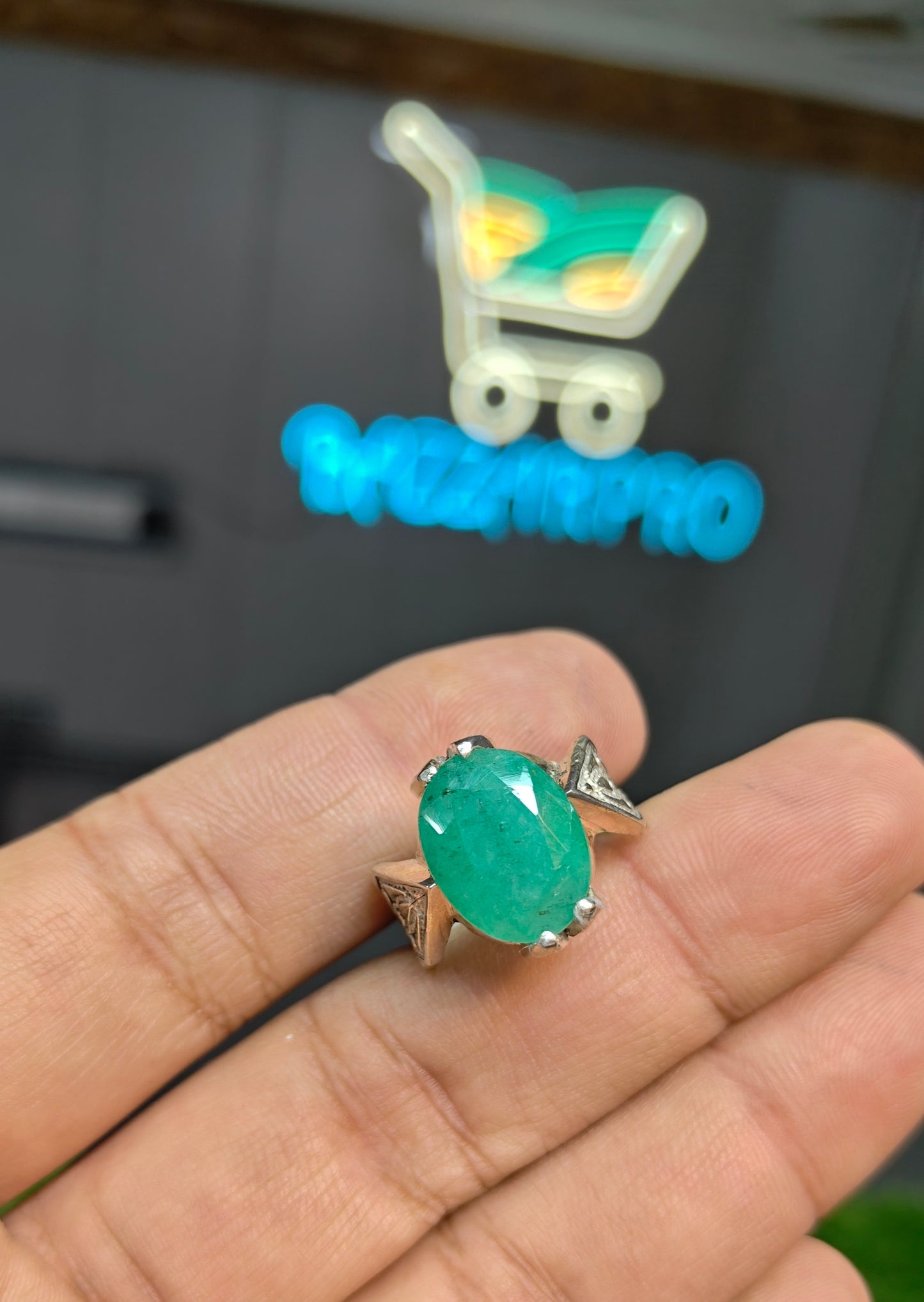 Premium Quality  Zamurd Ring