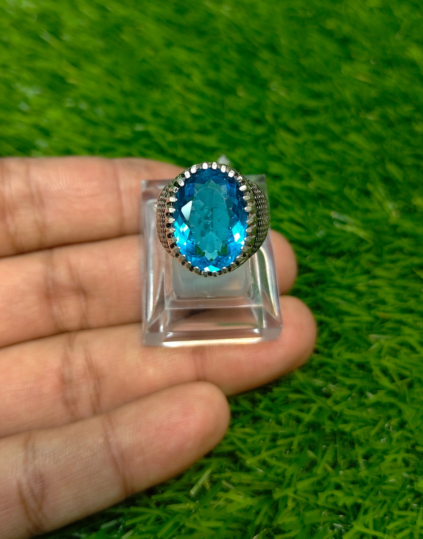 Blue Topaz Ring