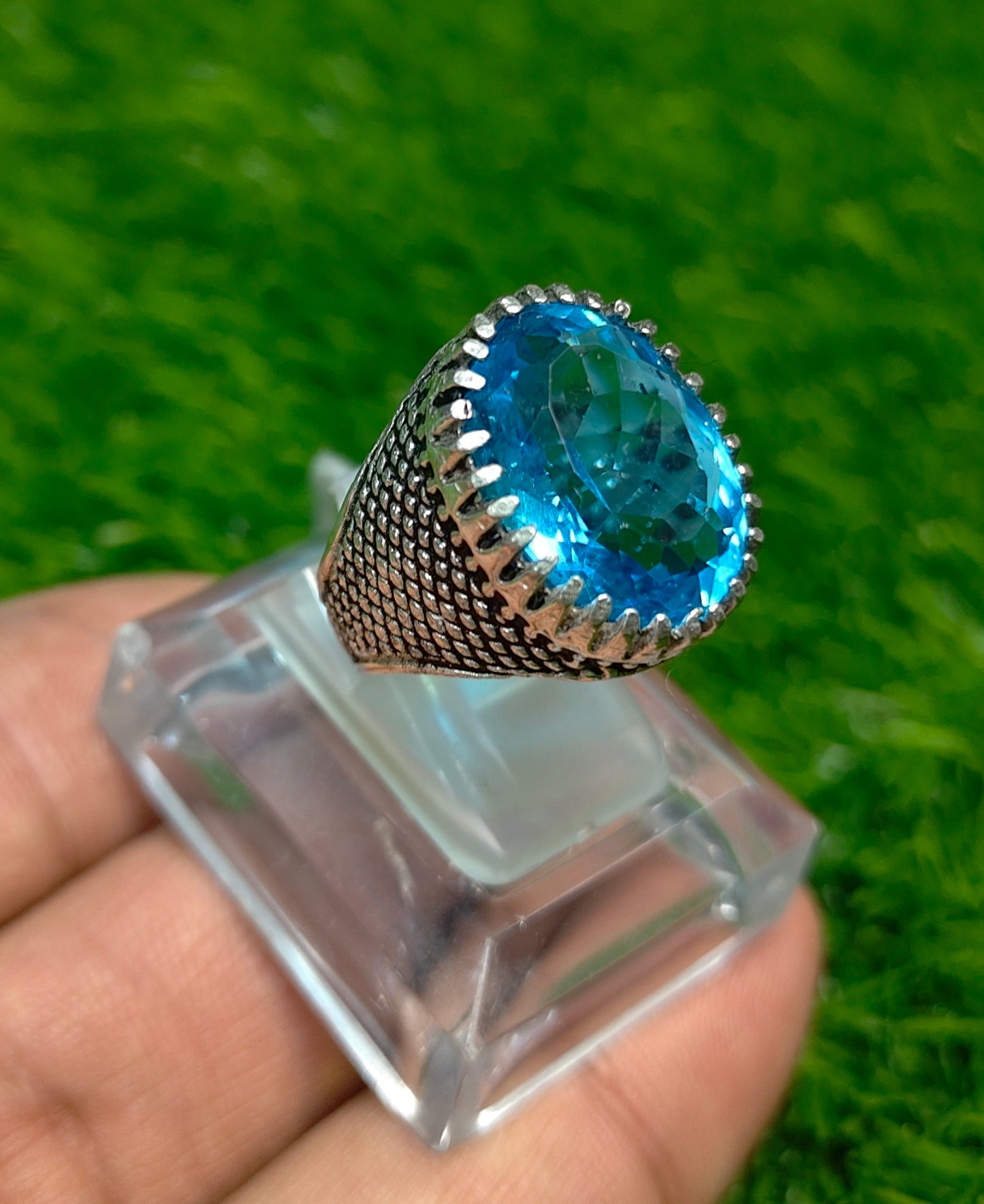 Blue Topaz Ring