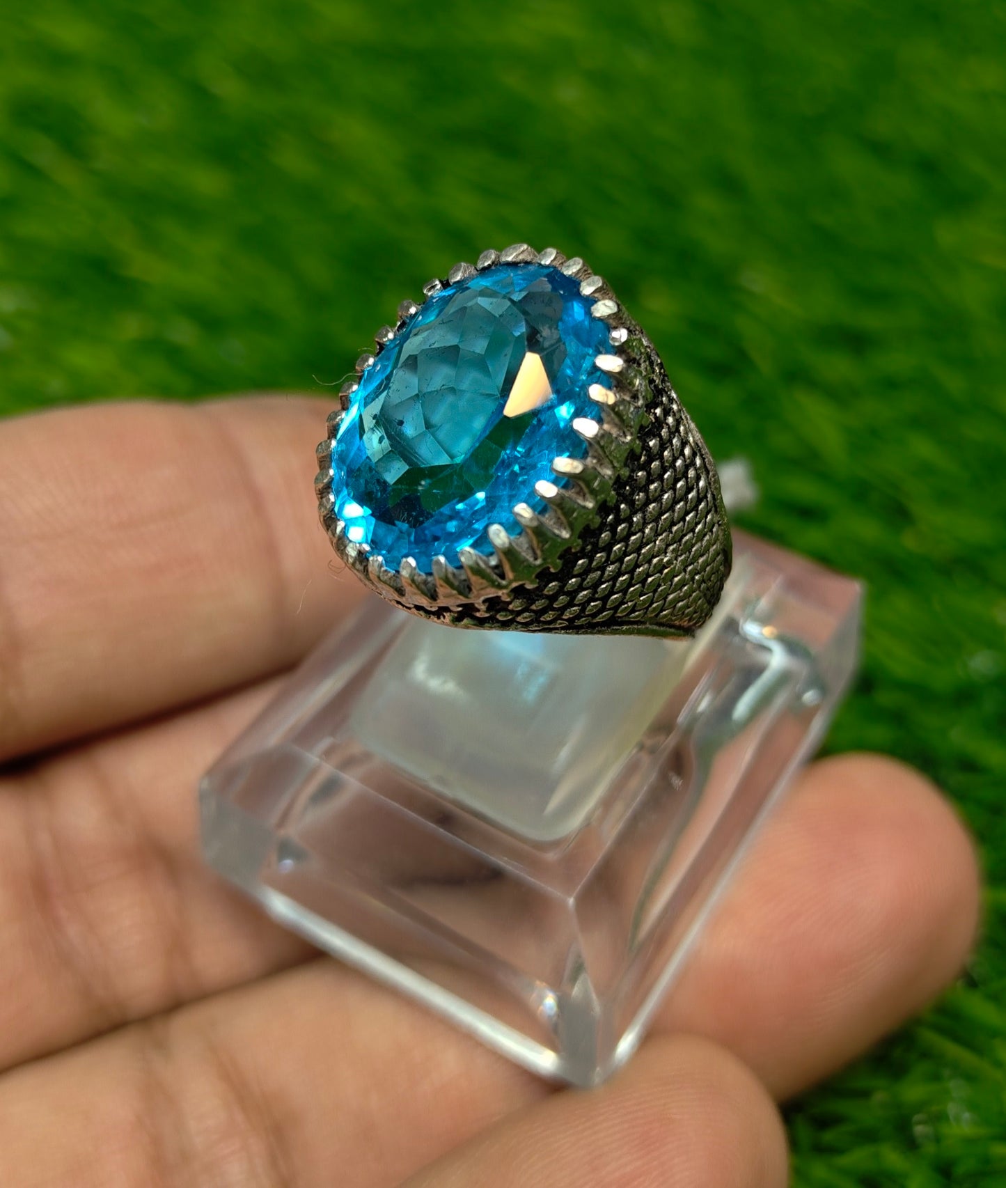 Blue Topaz Ring