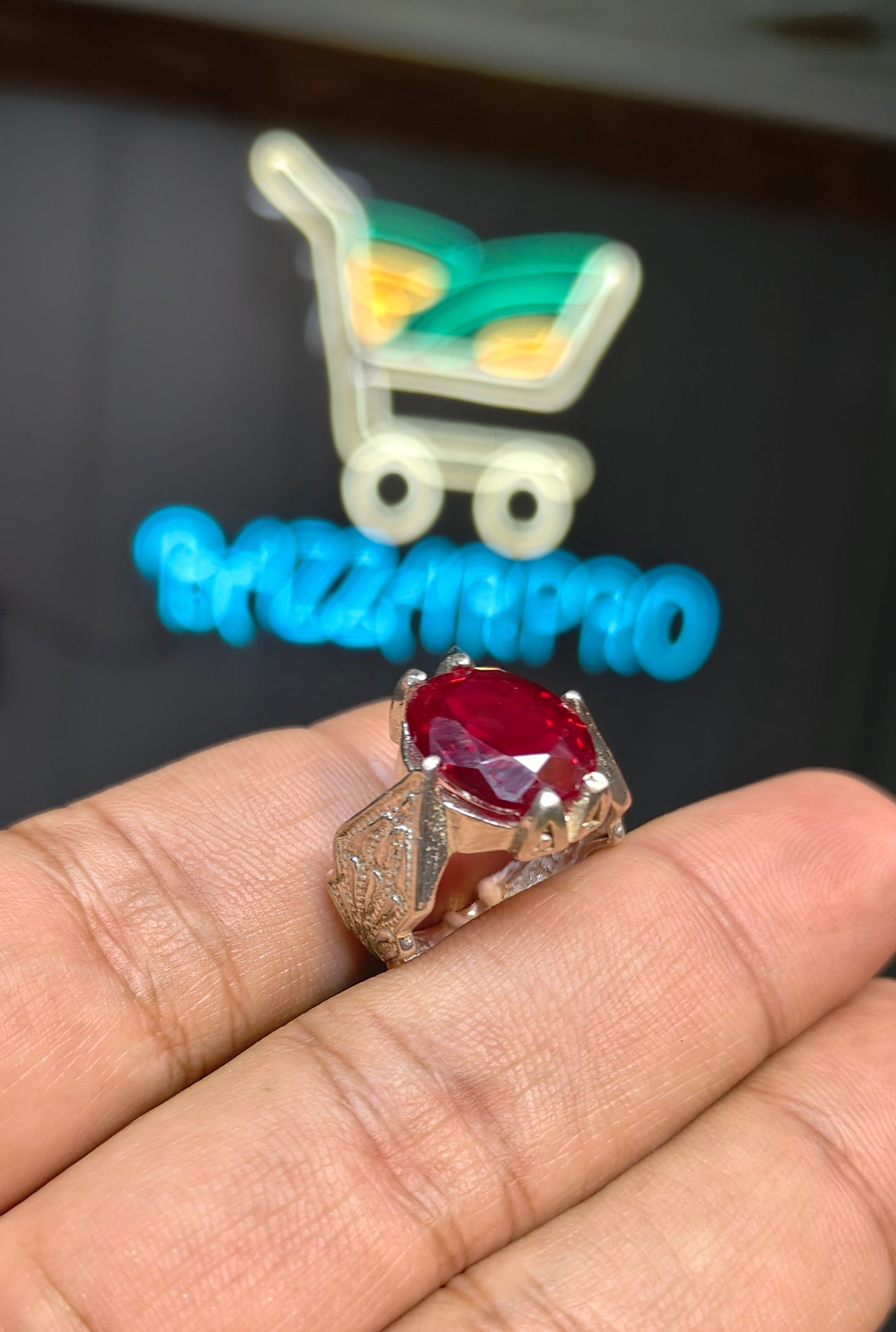 Premium Quality Anari Yaqoot Ring