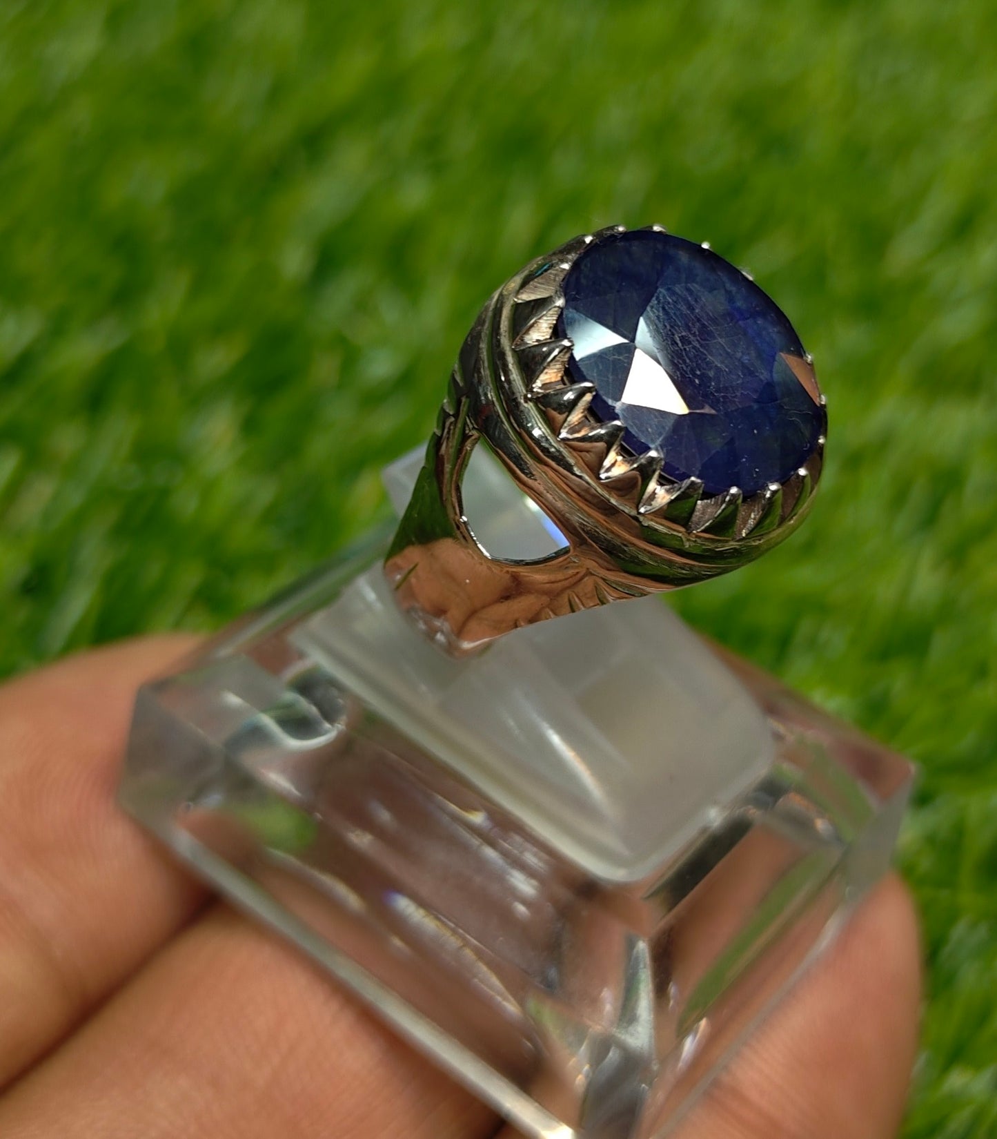 Premium Quality Neelam Ring