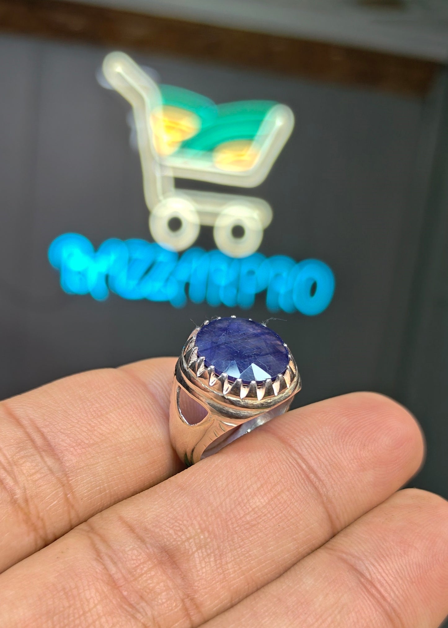 Premium Quality Neelam Ring