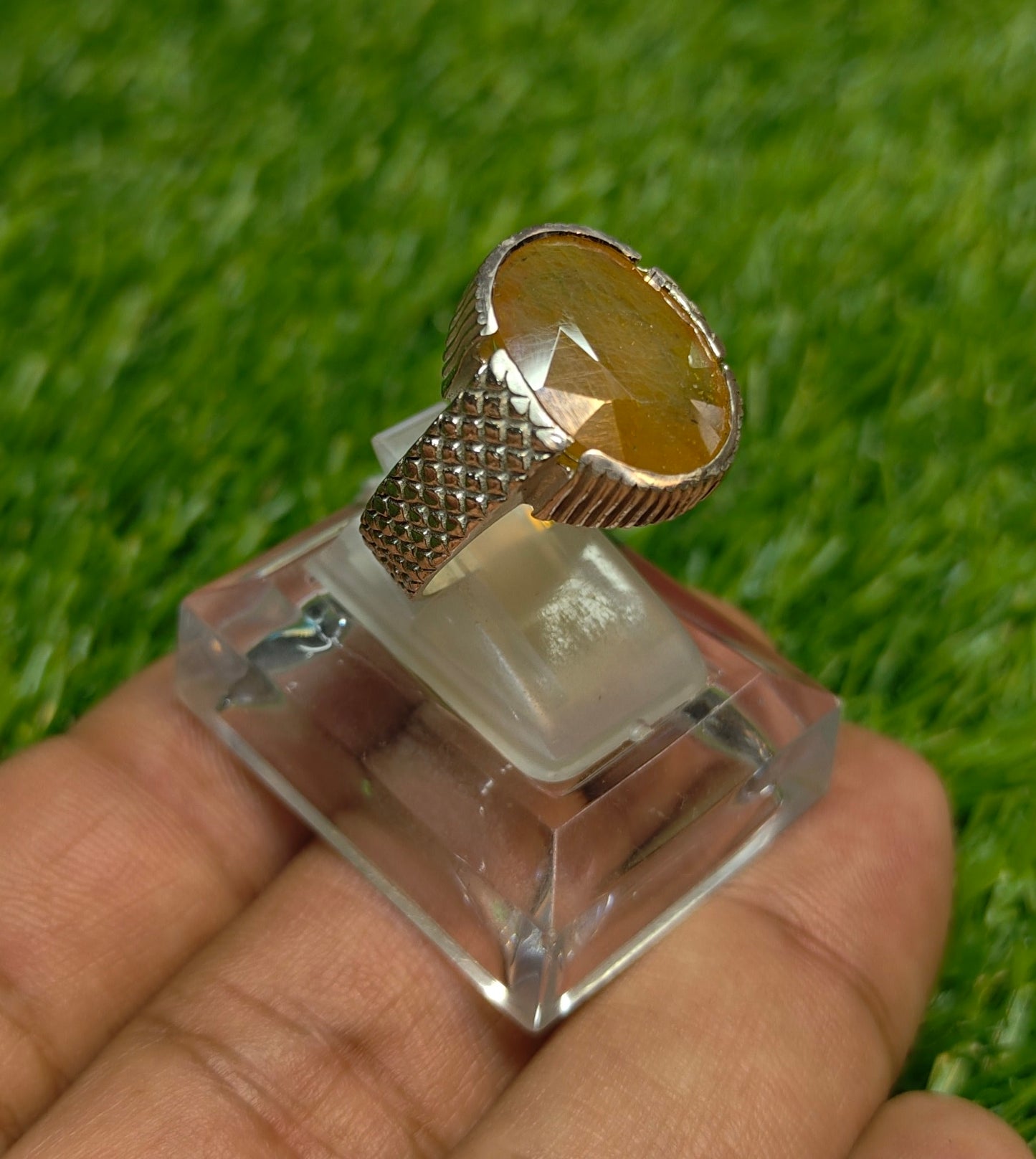 Premium Quality Pukhraj Ring