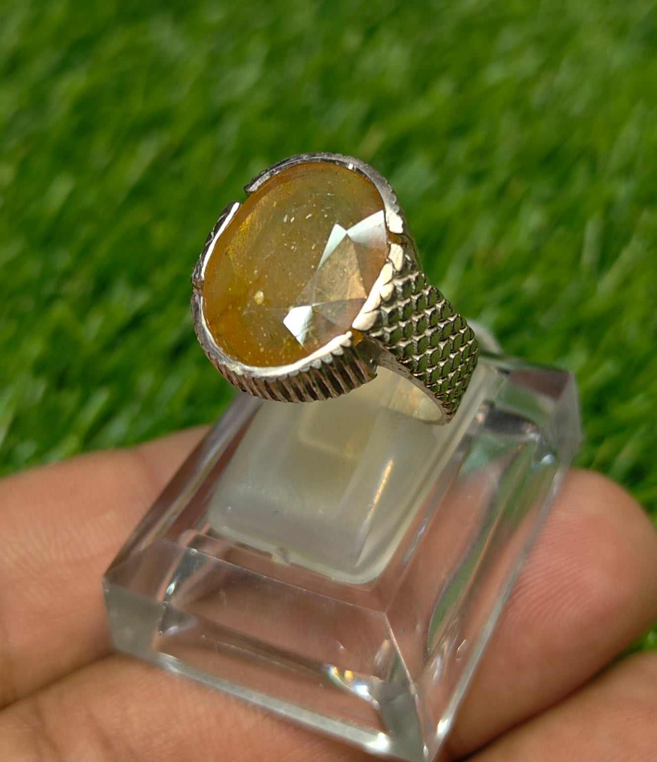Premium Quality Pukhraj Ring