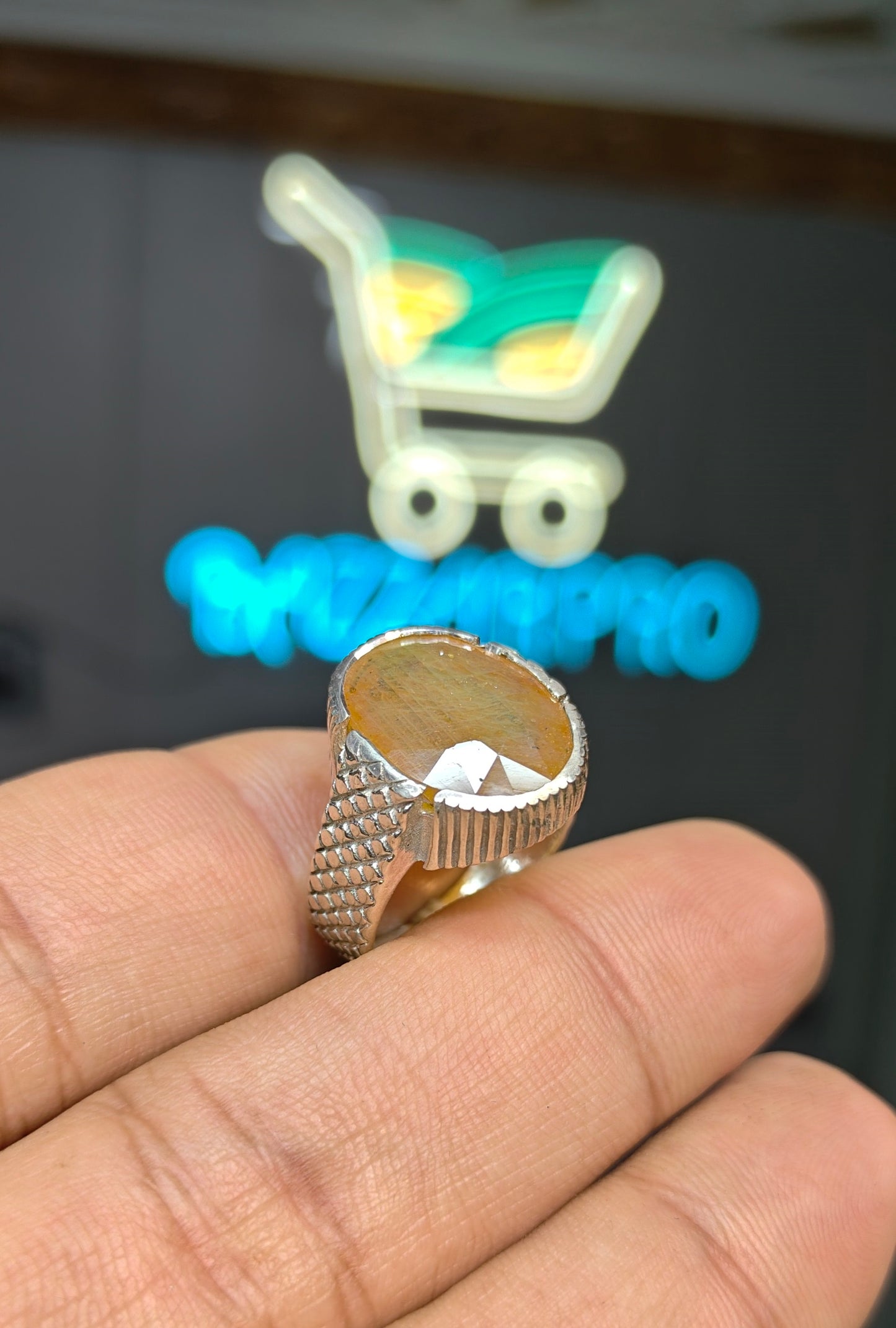 Premium Quality Pukhraj Ring