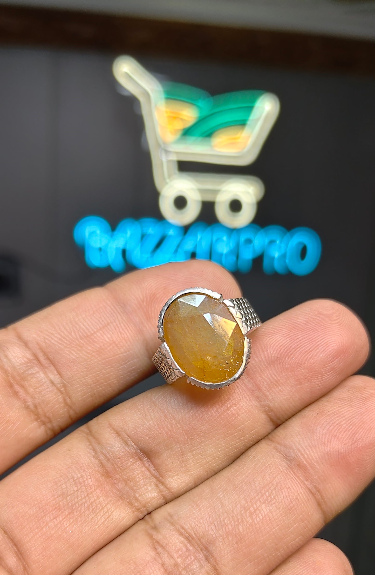Premium Quality Pukhraj Ring