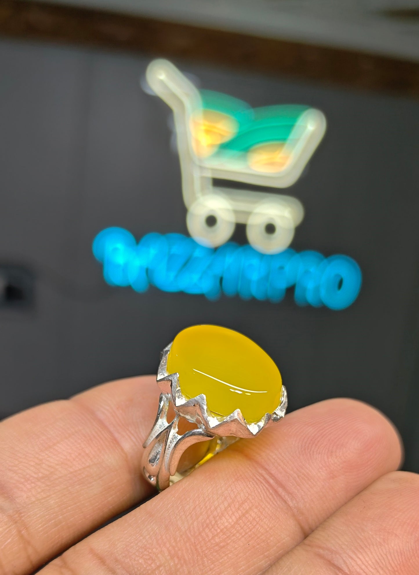 Premium Quality Zarad Aqeeq Ring