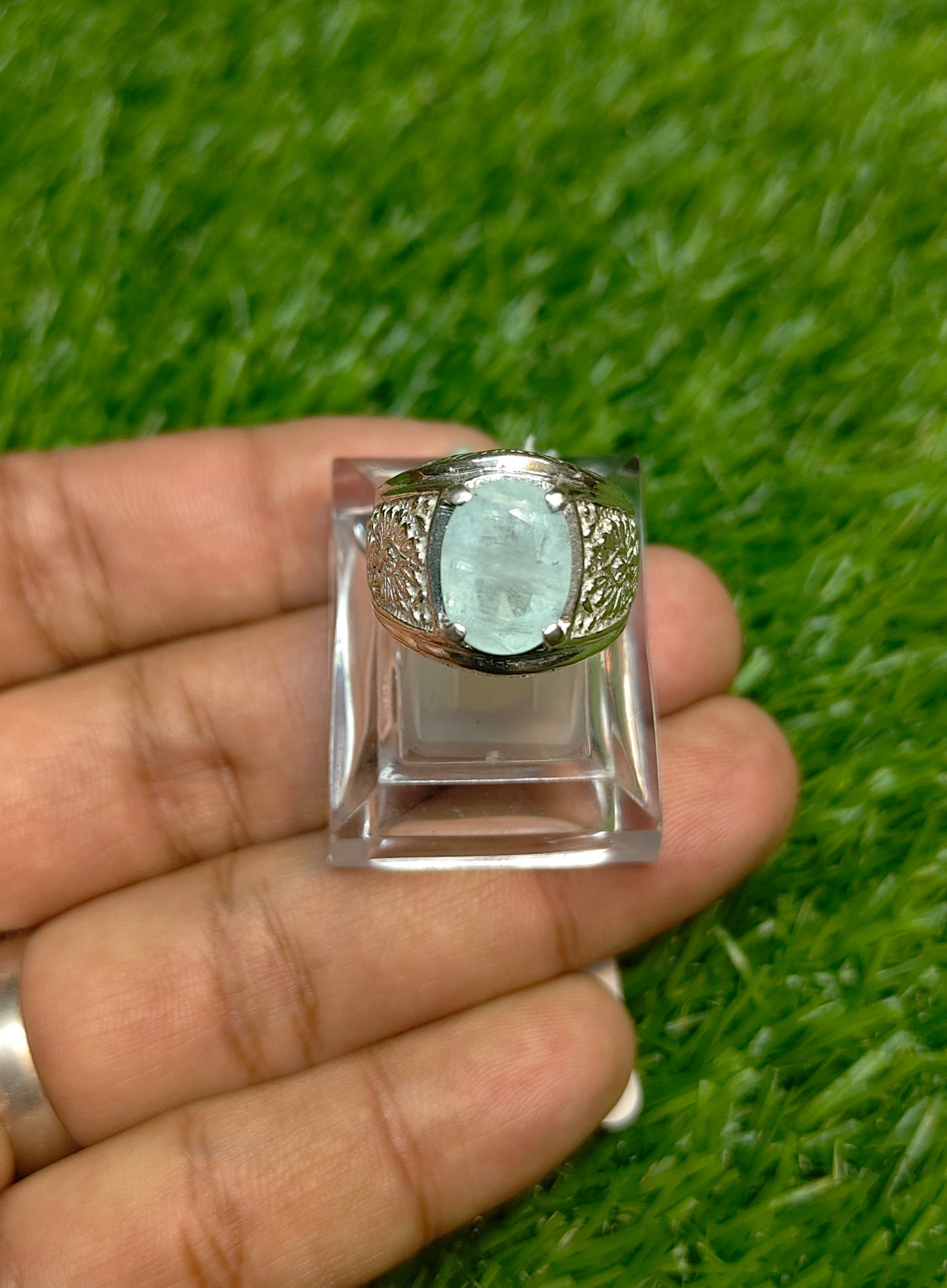 Premium Quality Aquamarine Ring