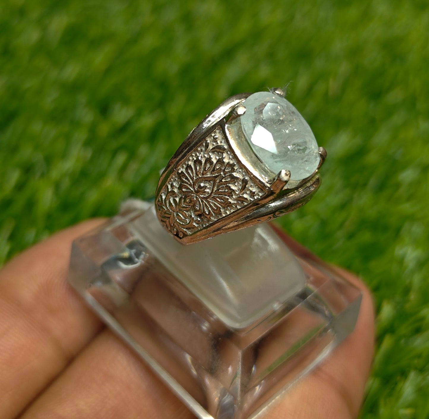 Premium Quality Aquamarine Ring