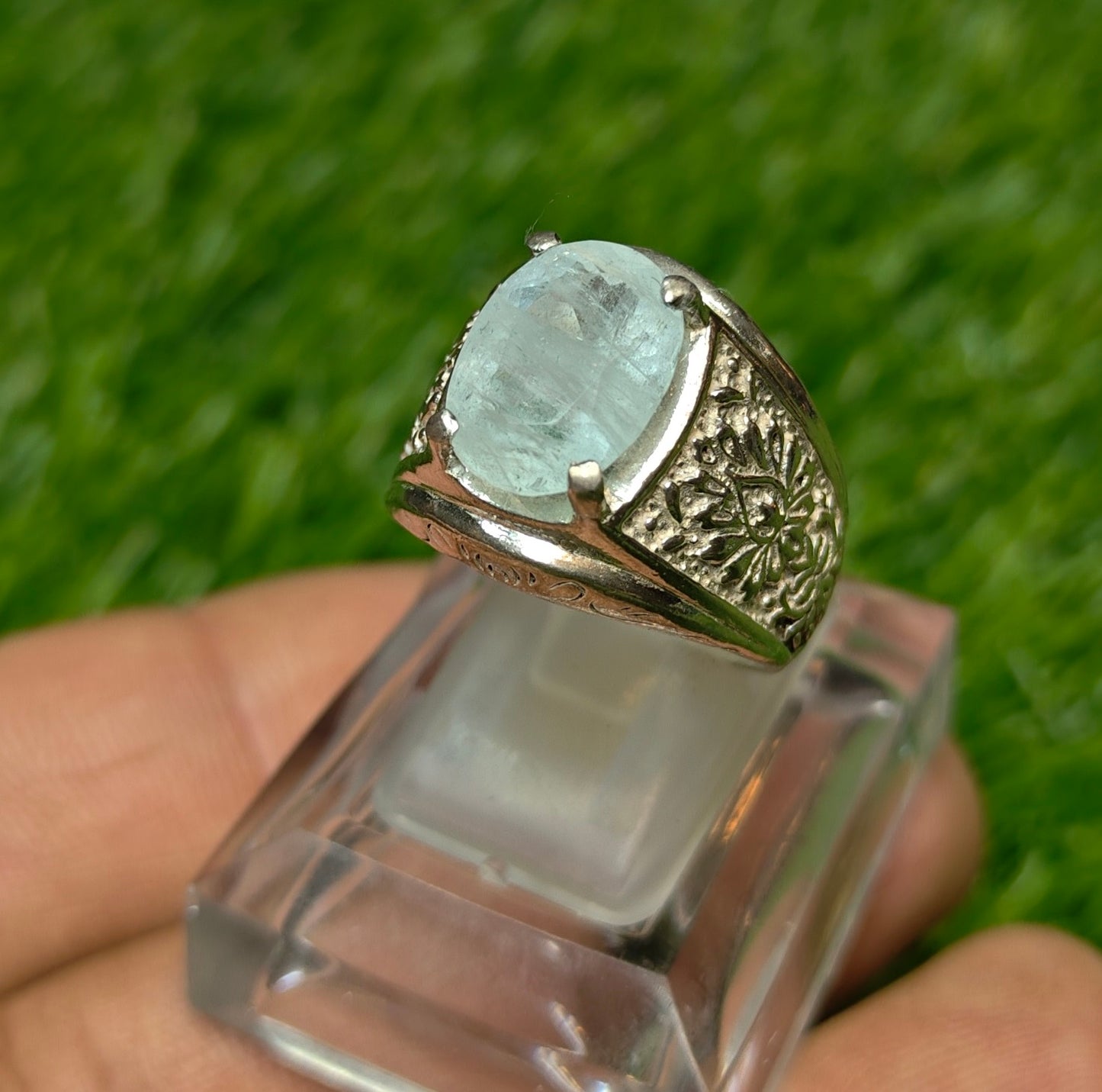 Premium Quality Aquamarine Ring