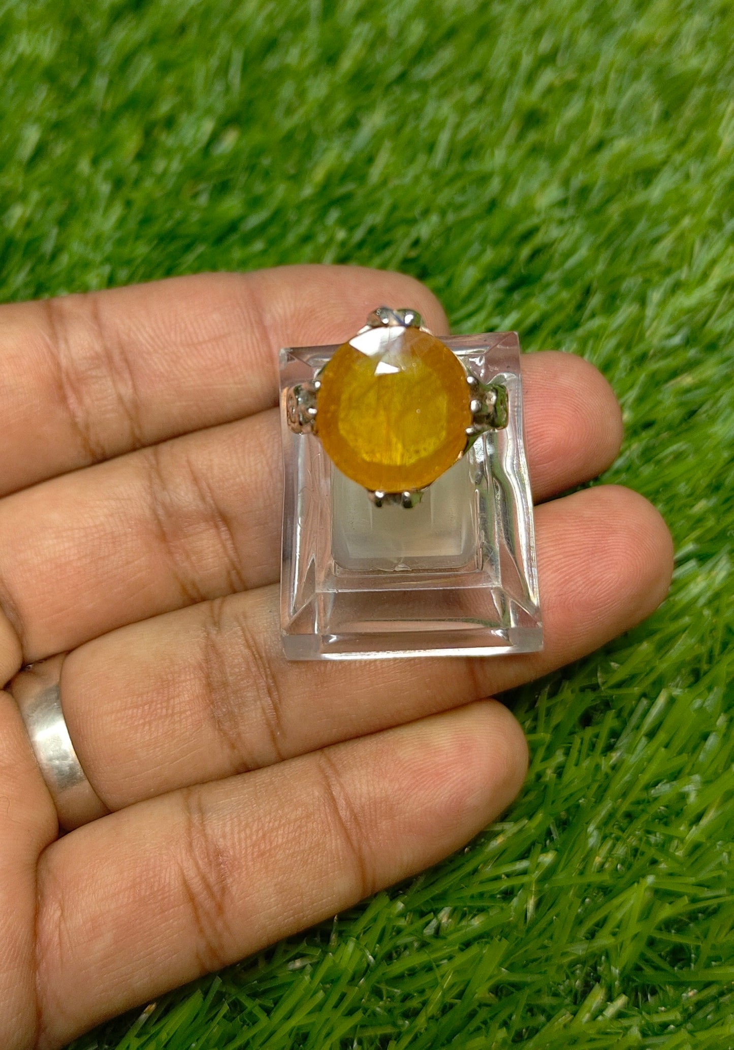 Premium Quality Pukhraj Ring