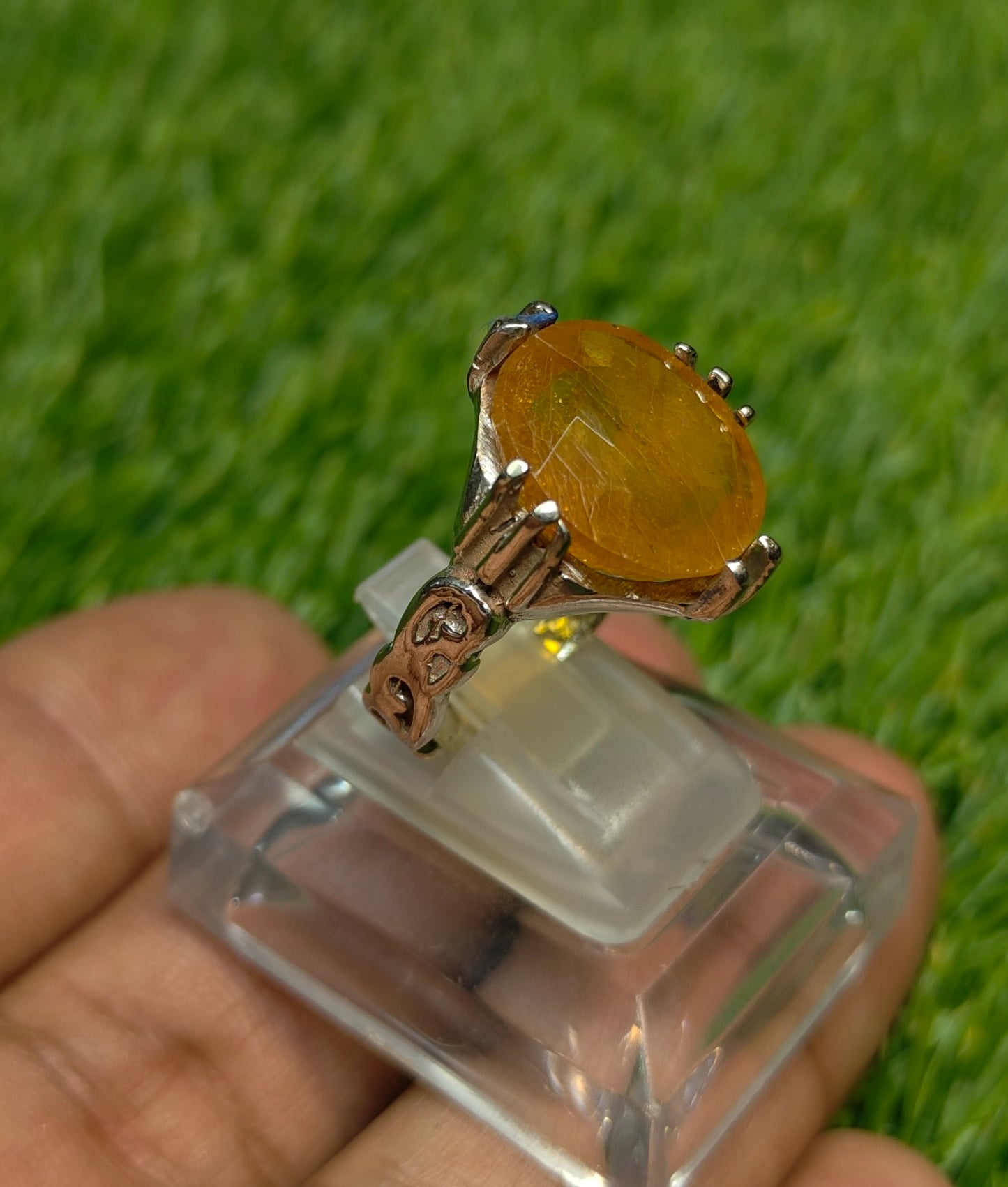 Premium Quality Pukhraj Ring