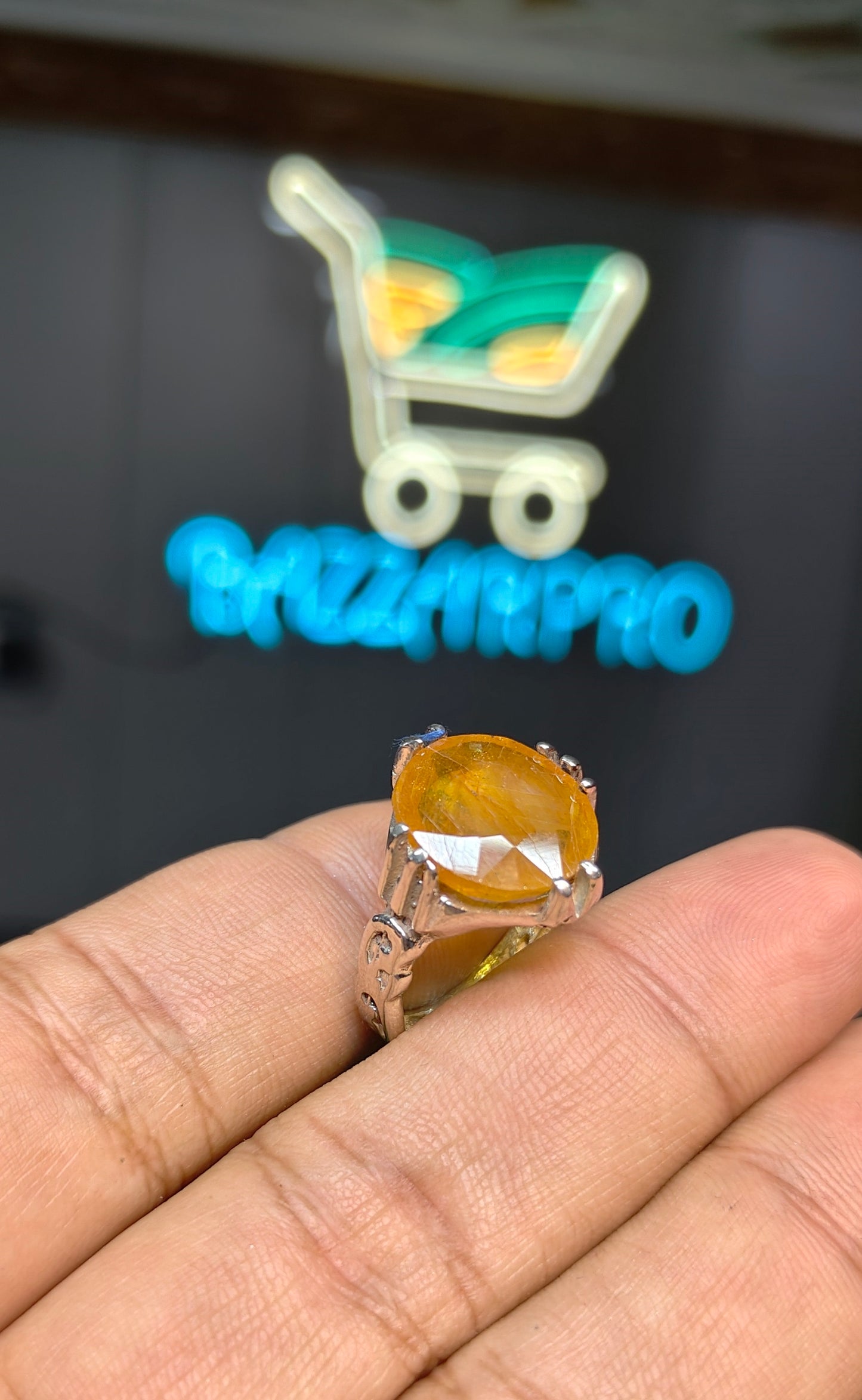 Premium Quality Pukhraj Ring