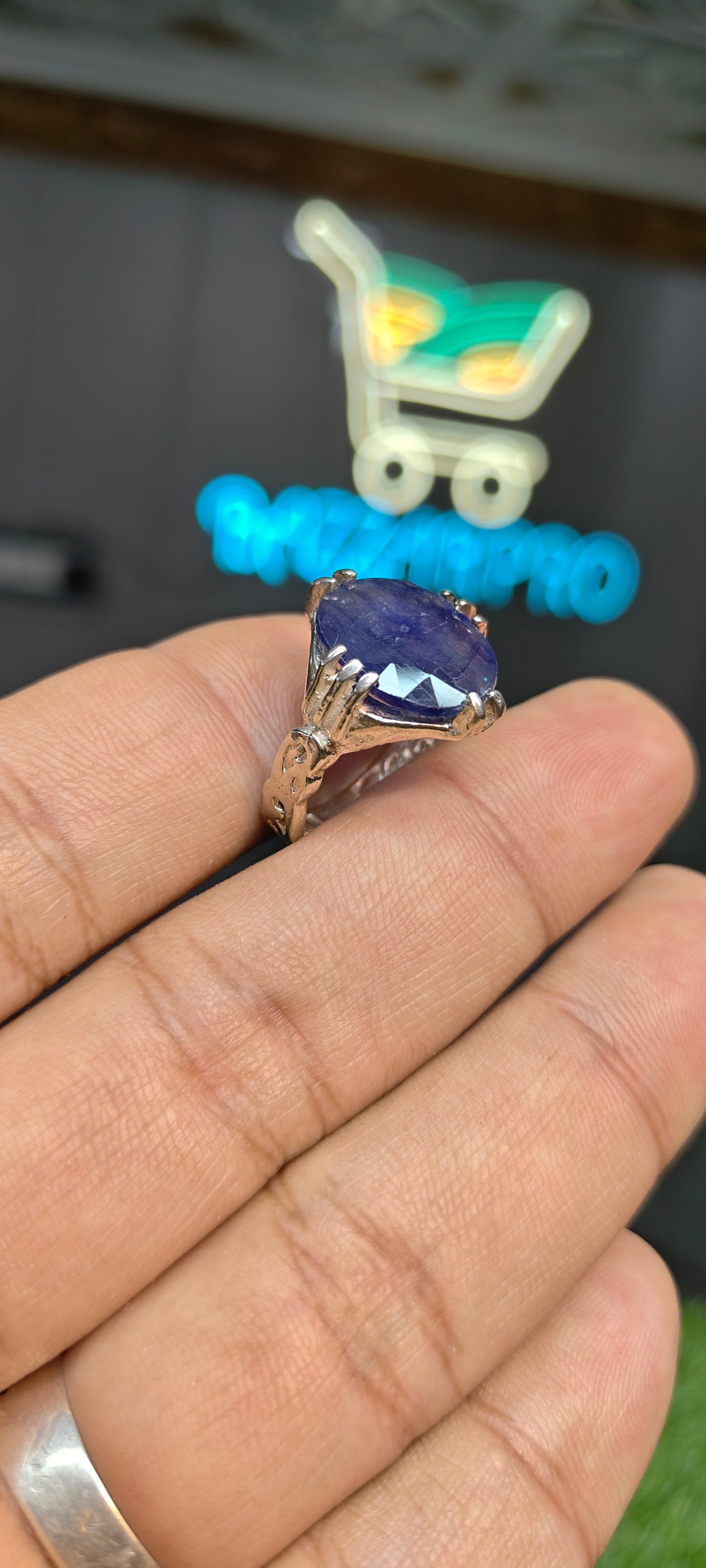 Premium Quality Neelam Ring