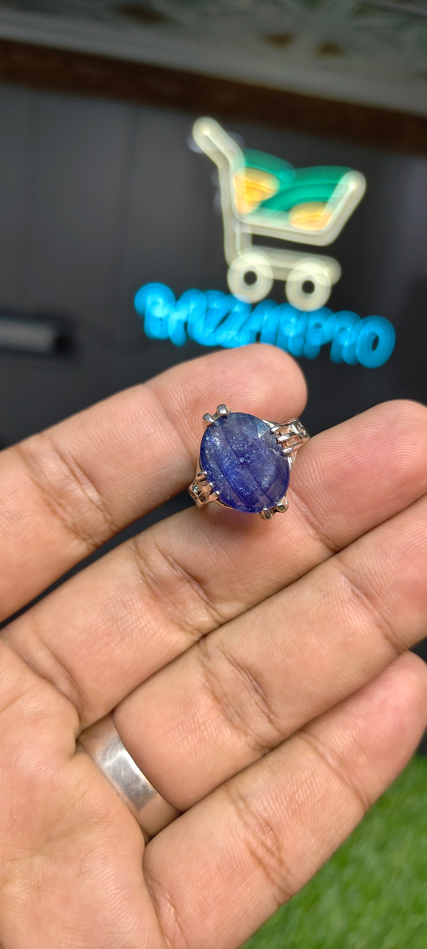 Premium Quality Neelam Ring