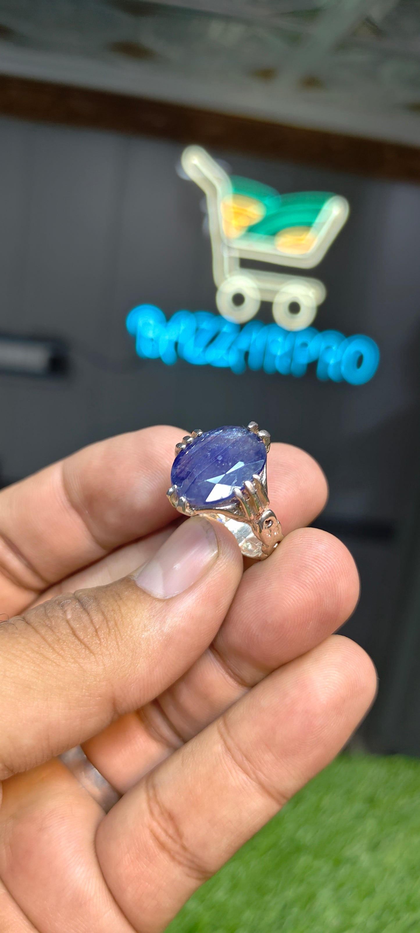 Premium Quality Neelam Ring