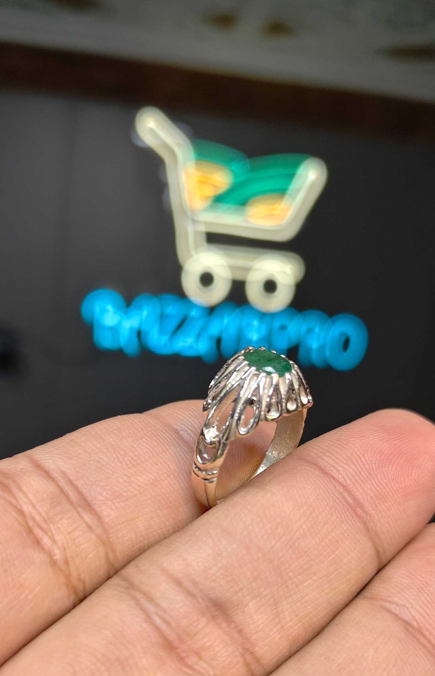 Premium Quality Zambia Zamurd Ring