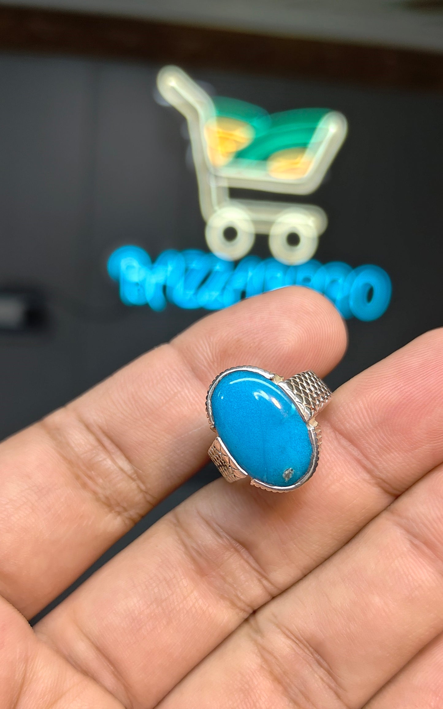 Premium Quality Irani Feroza Ring