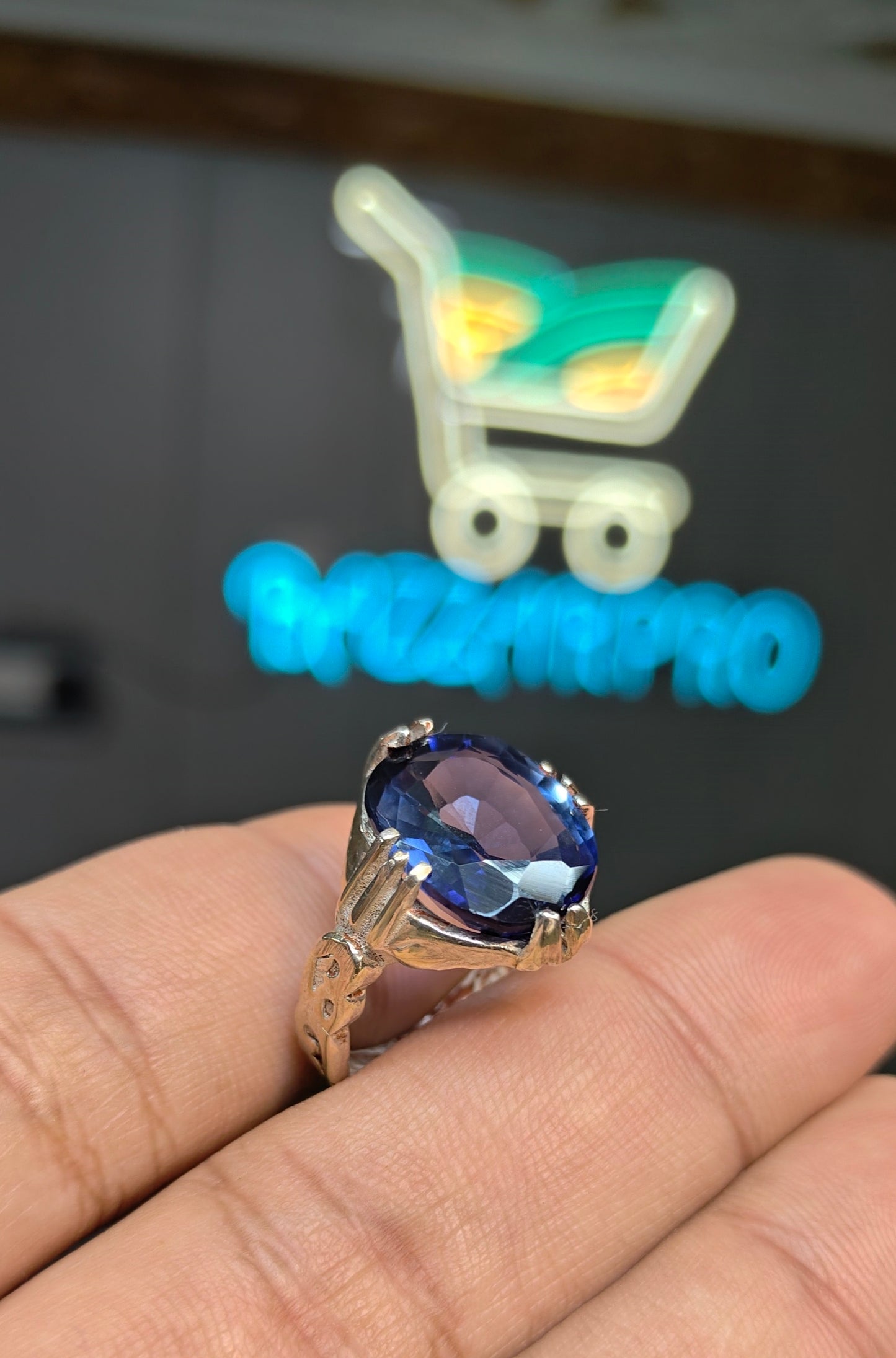 Premium Quality Marka Neelam Ring