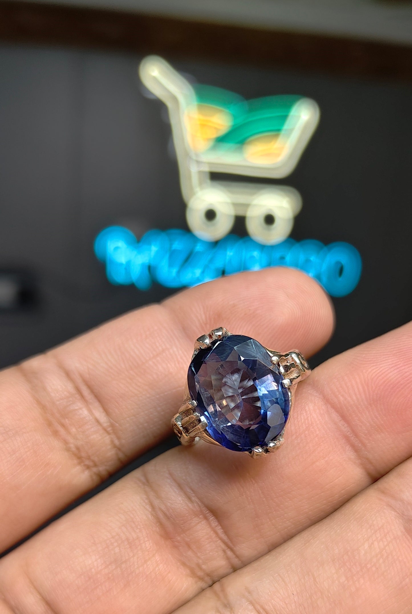 Premium Quality Marka Neelam Ring