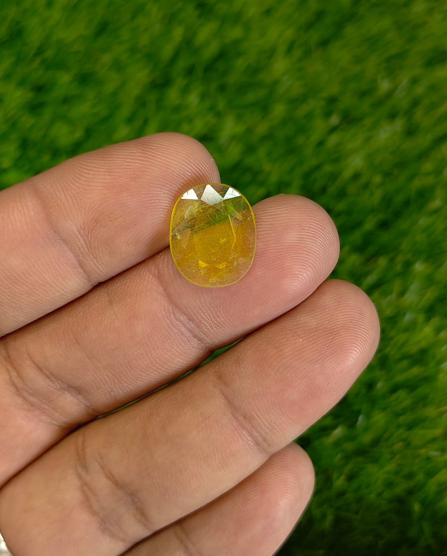 Premium Quality Pukhraj With Lab Certifice