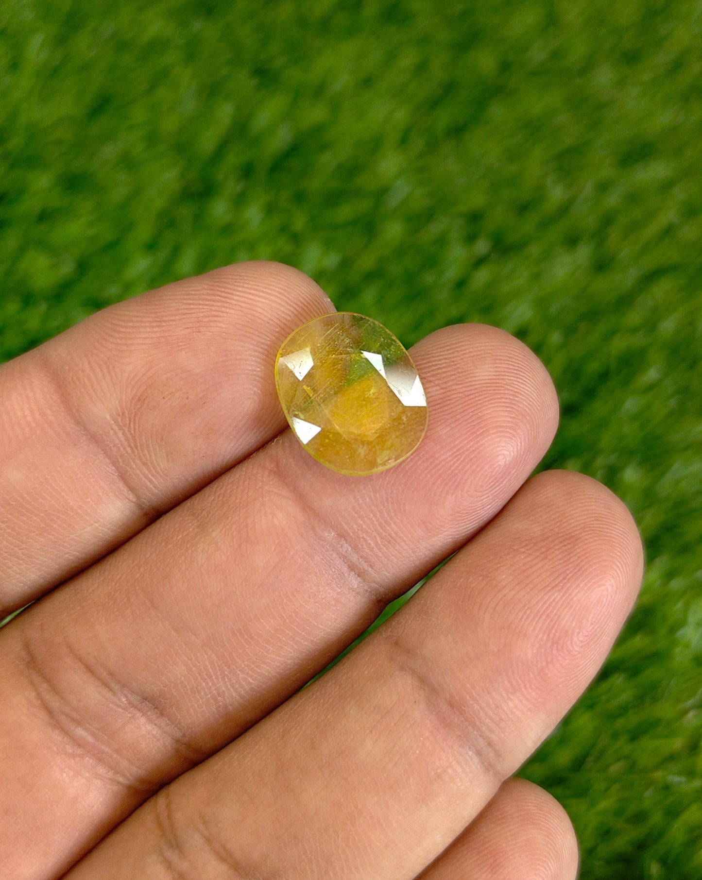 Premium Quality Pukhraj With Lab Certifice