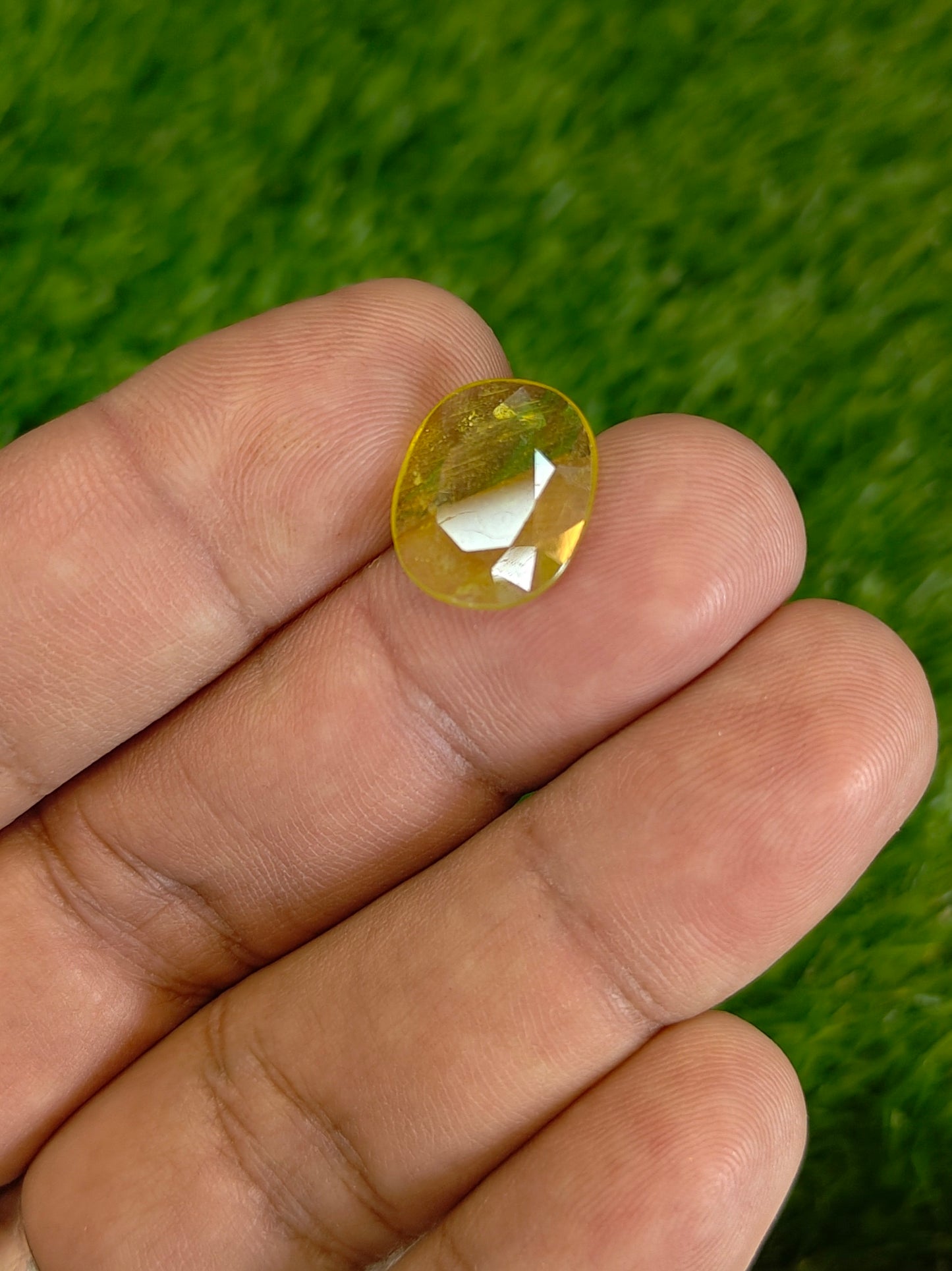 Premium Quality Pukhraj With Lab Certifice