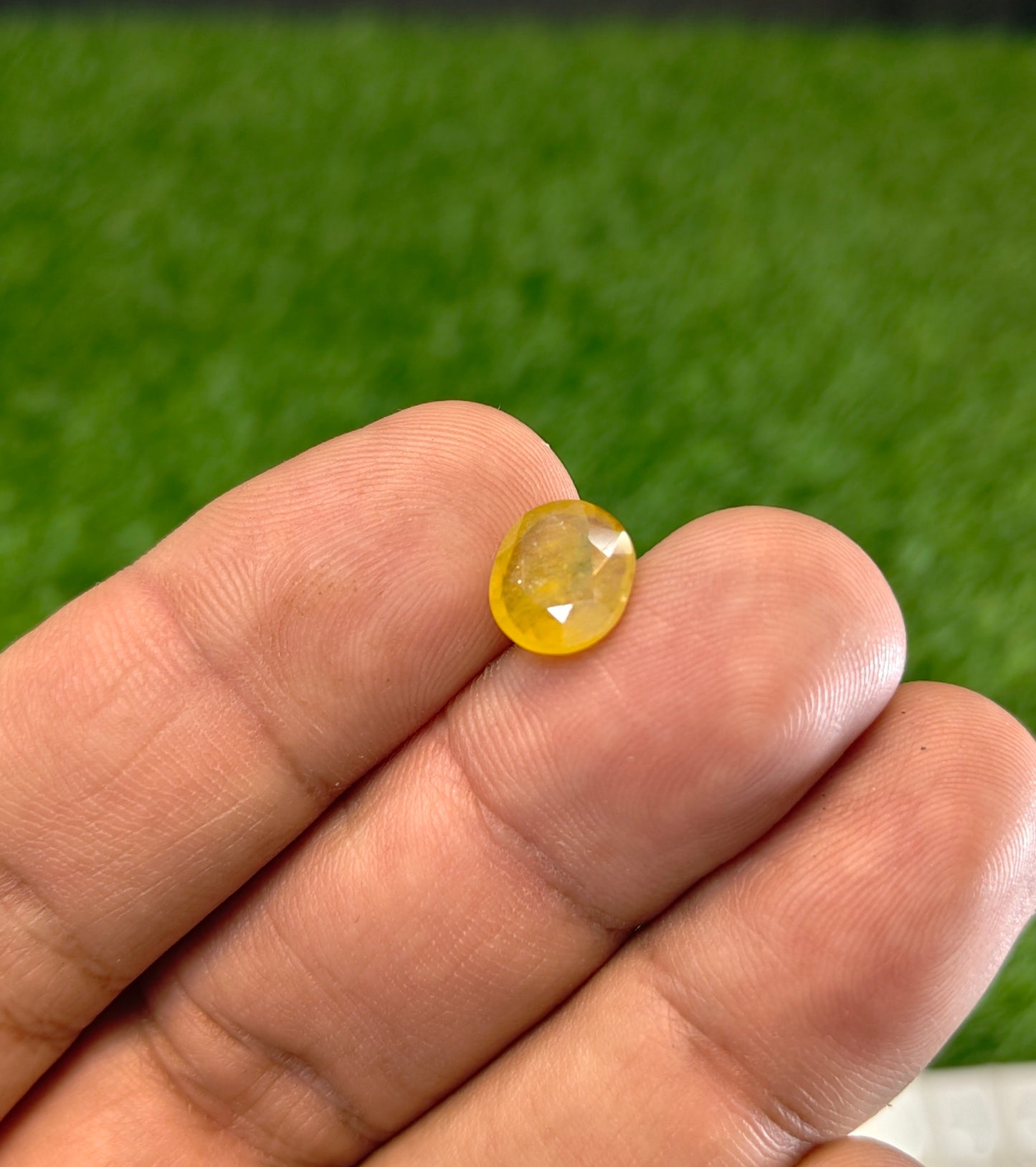 Premium Quality Pukhraj With Lab Certifice