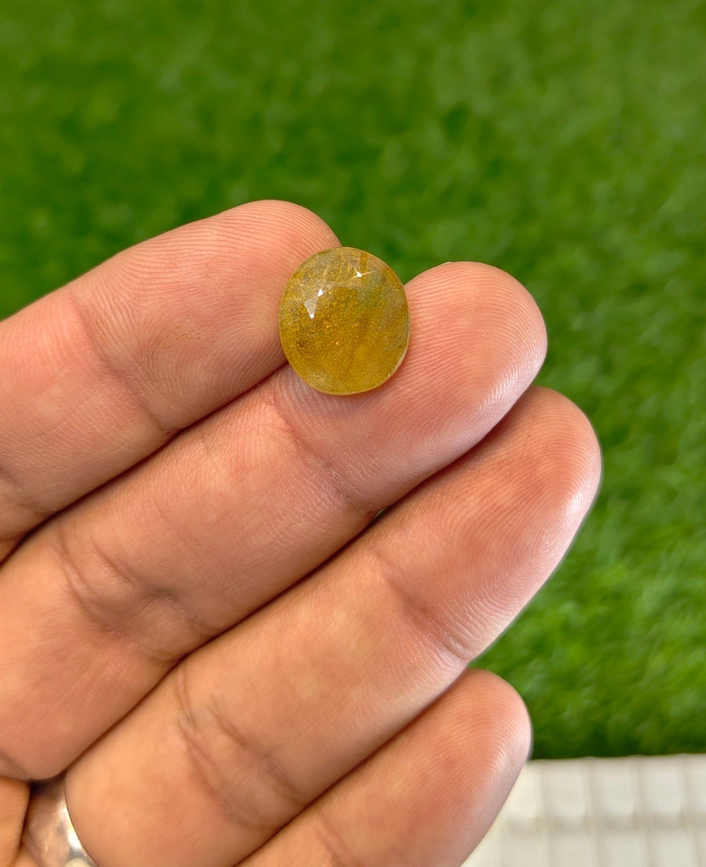 Premium Quality Pukhraj With Lab Certifice