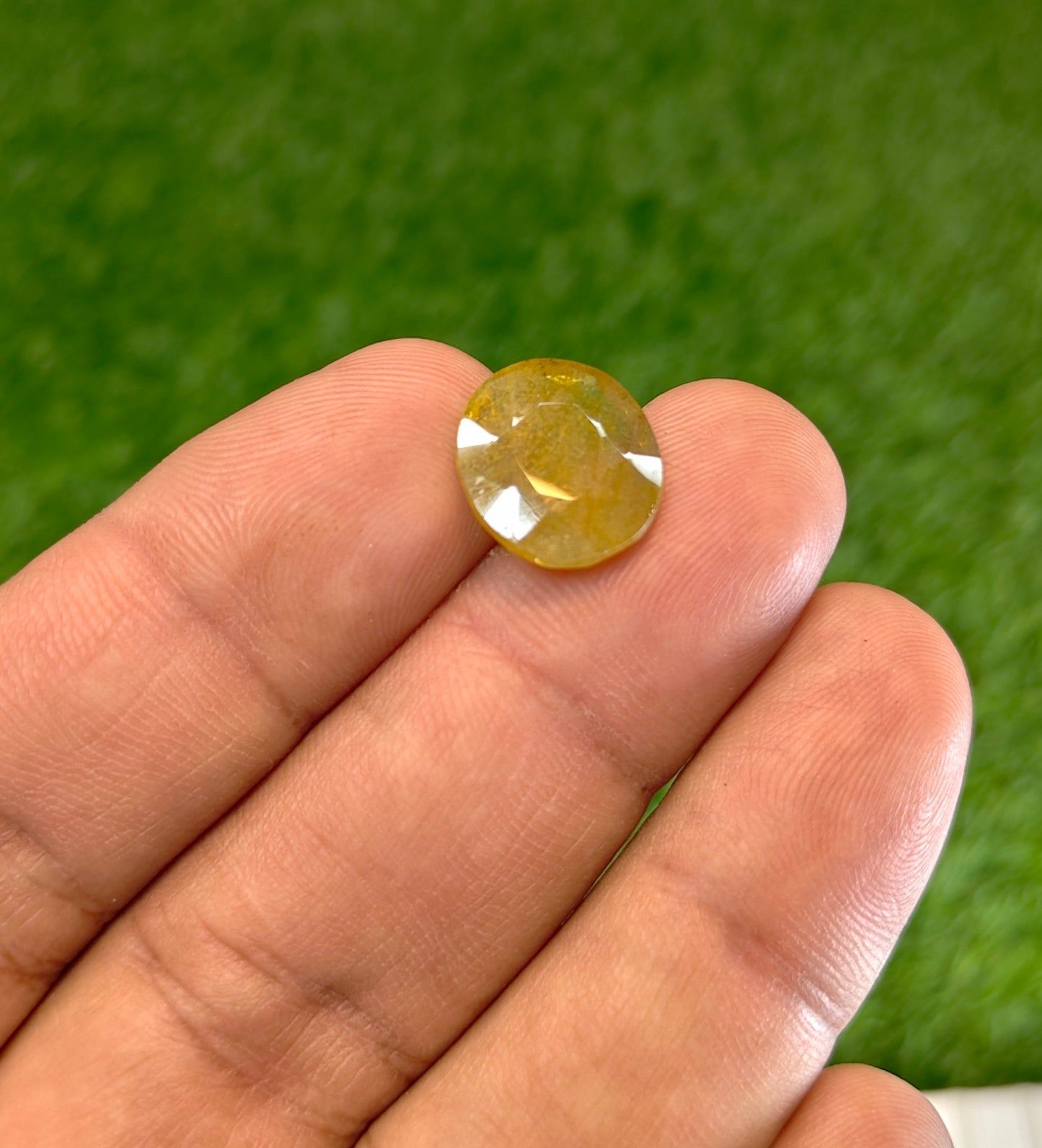 Premium Quality Pukhraj With Lab Certifice