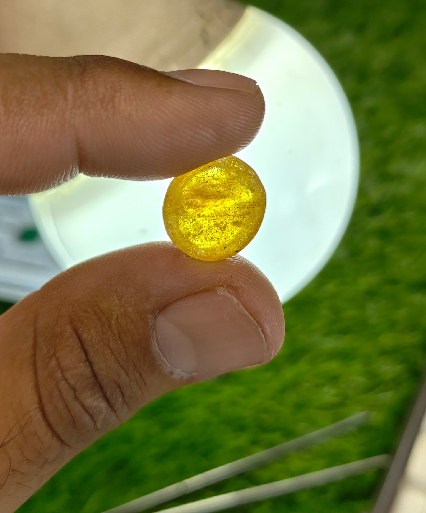 Premium Quality Pukhraj With Lab Certifice