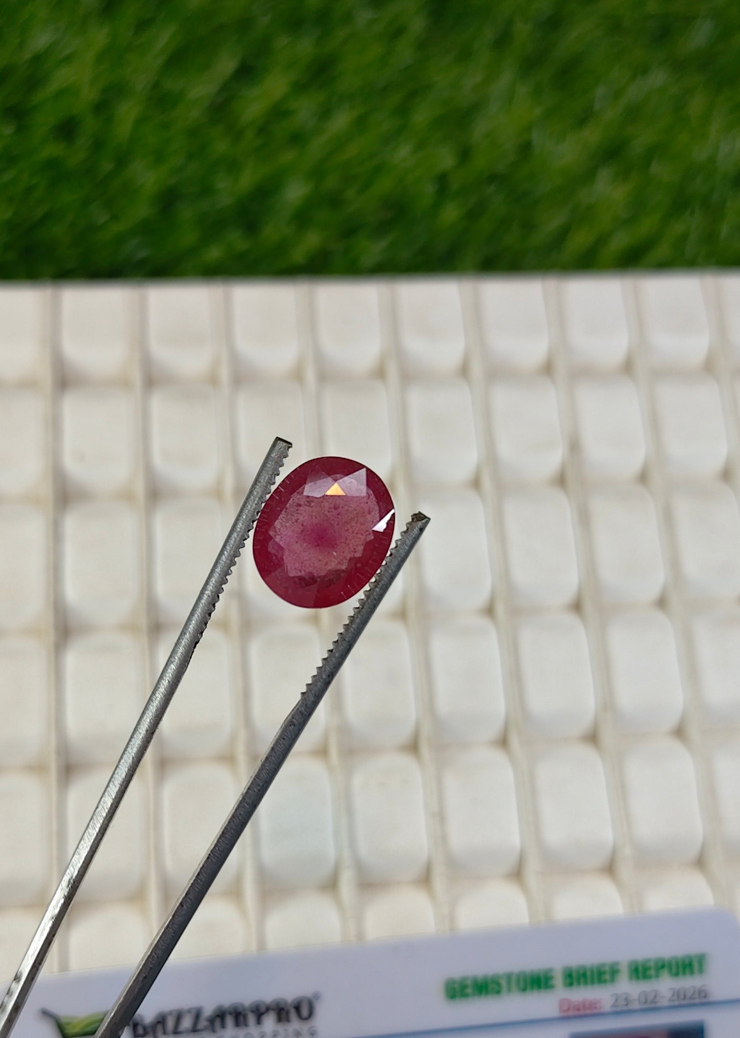 Premium Quality Ruby With Lab Certifice