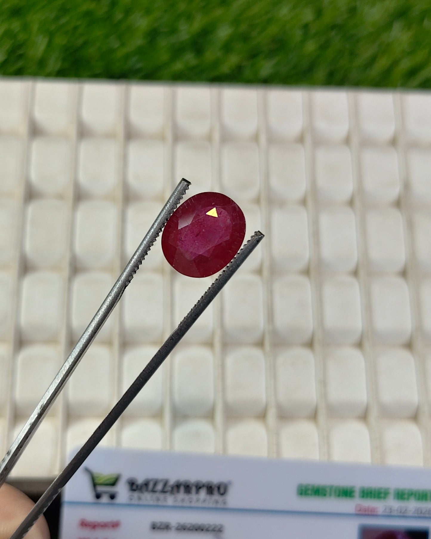 Premium Quality Ruby With Lab Certifice