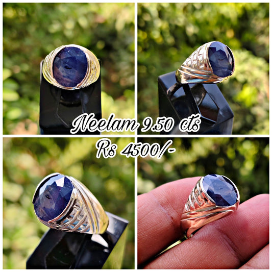 Premium Quality Neelam Stone Ring