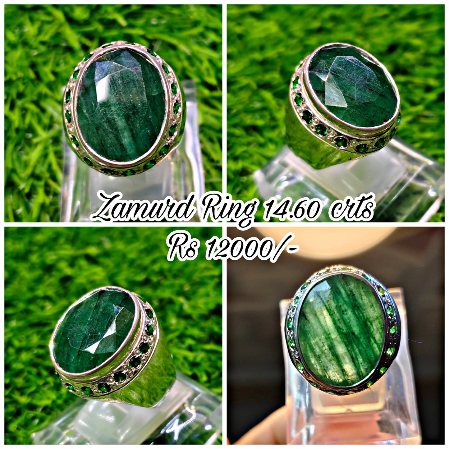 Natural Zamurd Ring- Ring Best for gift