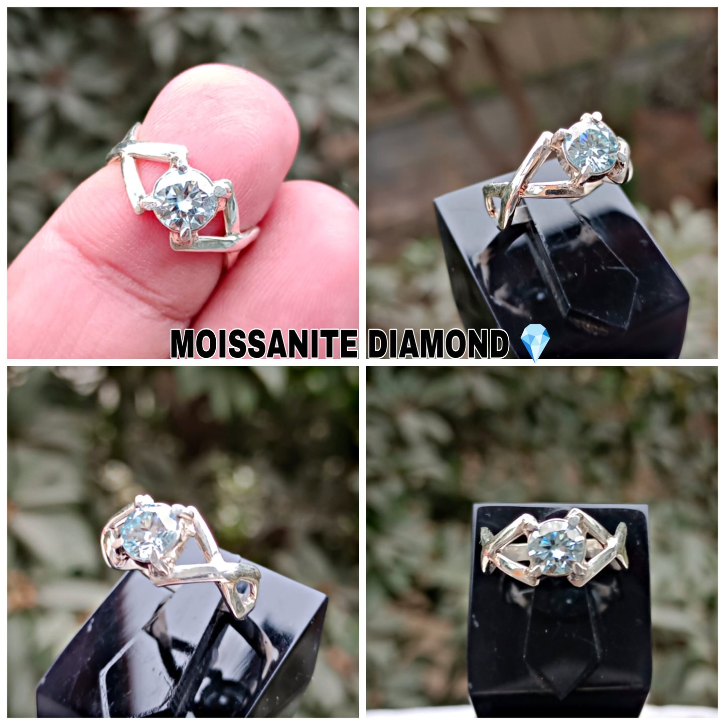 Moissanite Diamond Ring (Ladies)