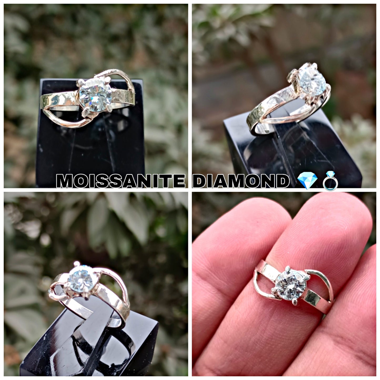 Moissanite Diamond Ring (Ladies)