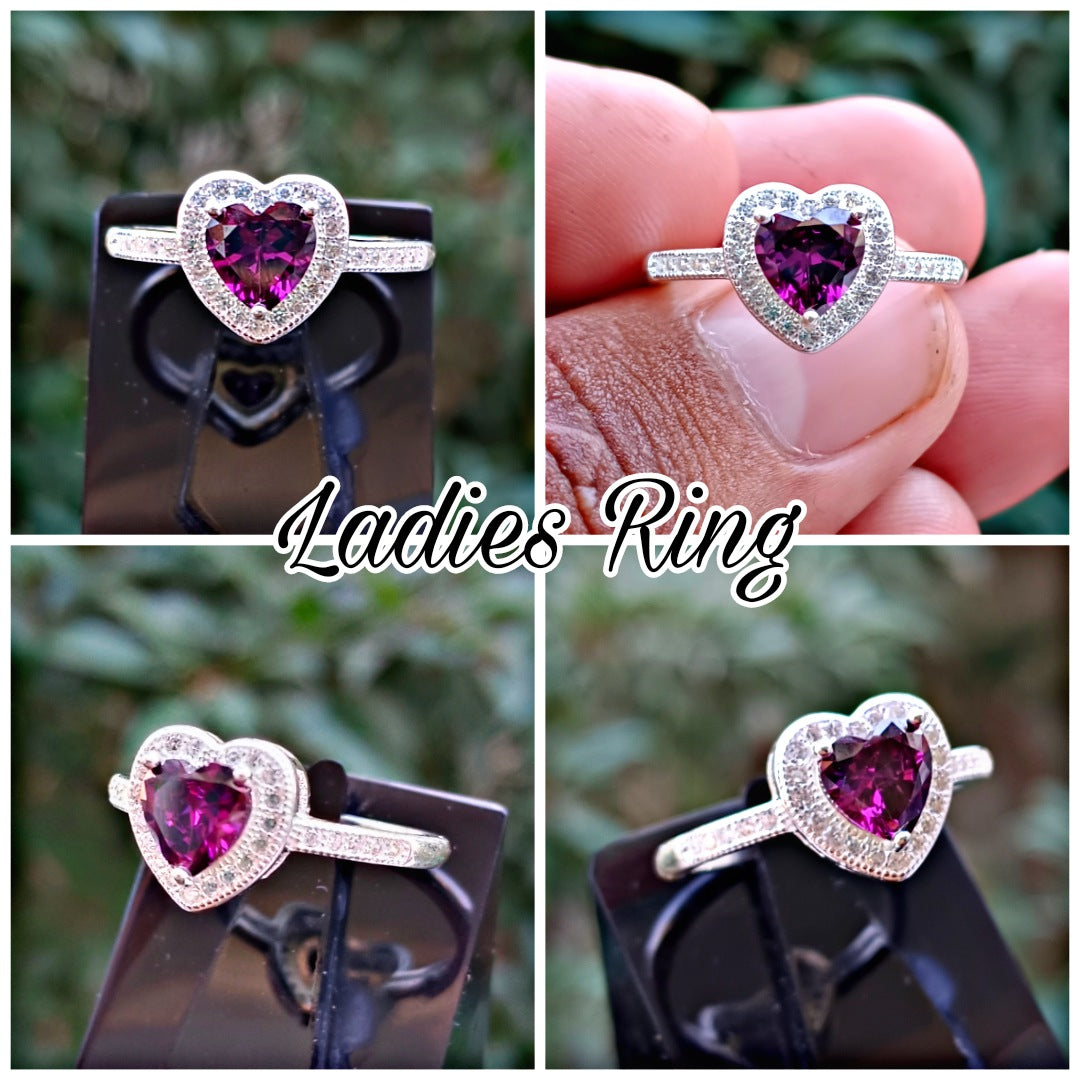 Purple Zircon Ladies Ring