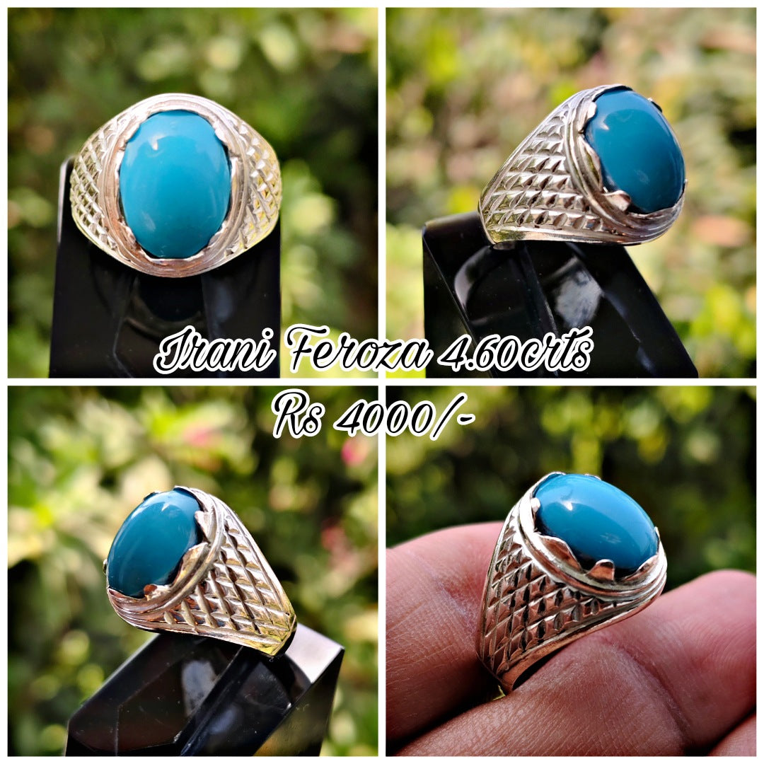 Original Irani Feroza Ring for Mens