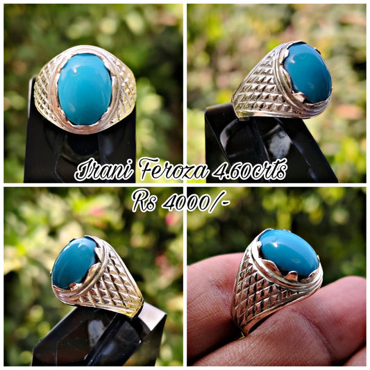 Original Irani Feroza Ring for Mens