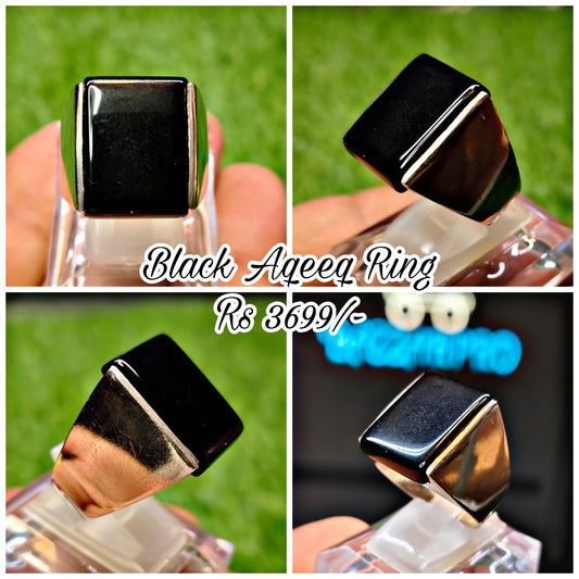 Black Aqeeq RING