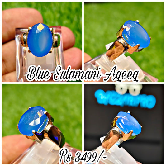 Natural sulamani Aqeeq Ring