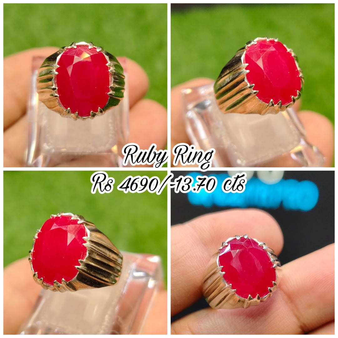 Natural Ruby Ring