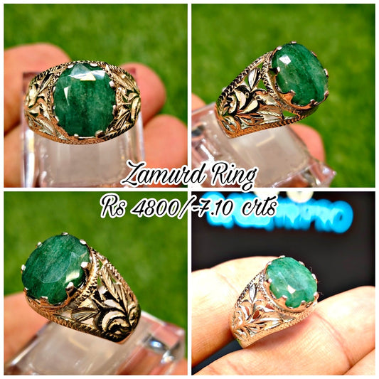 Natural Zamurd Ring