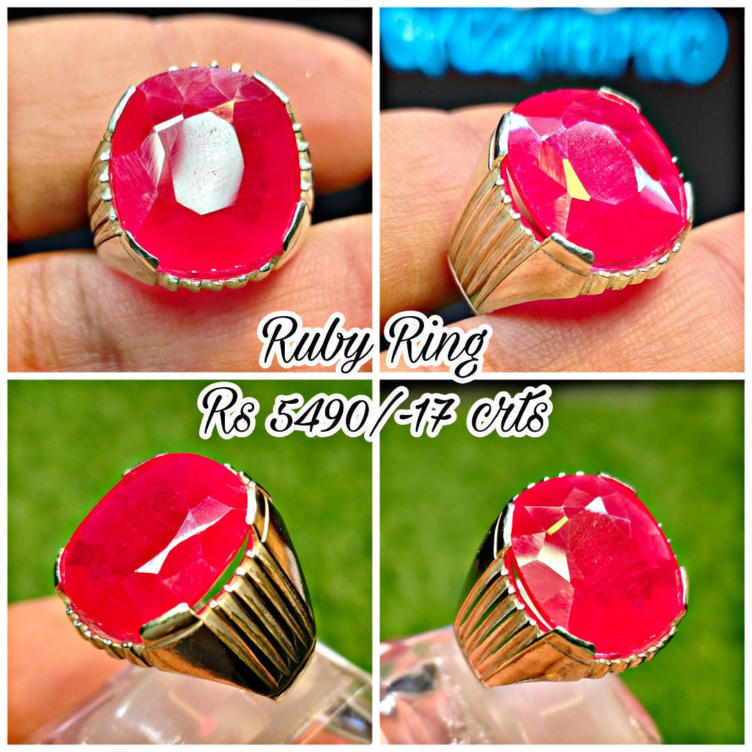 Natural ruby Ring