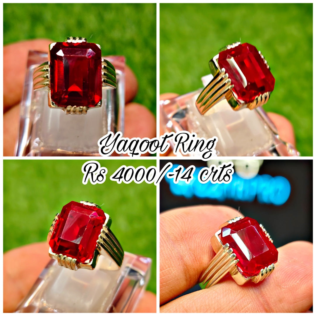 Natural Yaqoot Ring