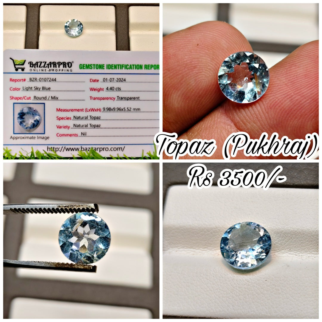 Natural Topaz (Pukhraj)