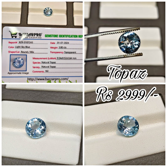 Natural Topaz (Pukhraj)